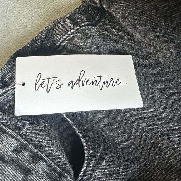 5 for $40 NWT Lets Adventure Denim Jeans Pants Women Size 25 Black - Picture 10 of 11